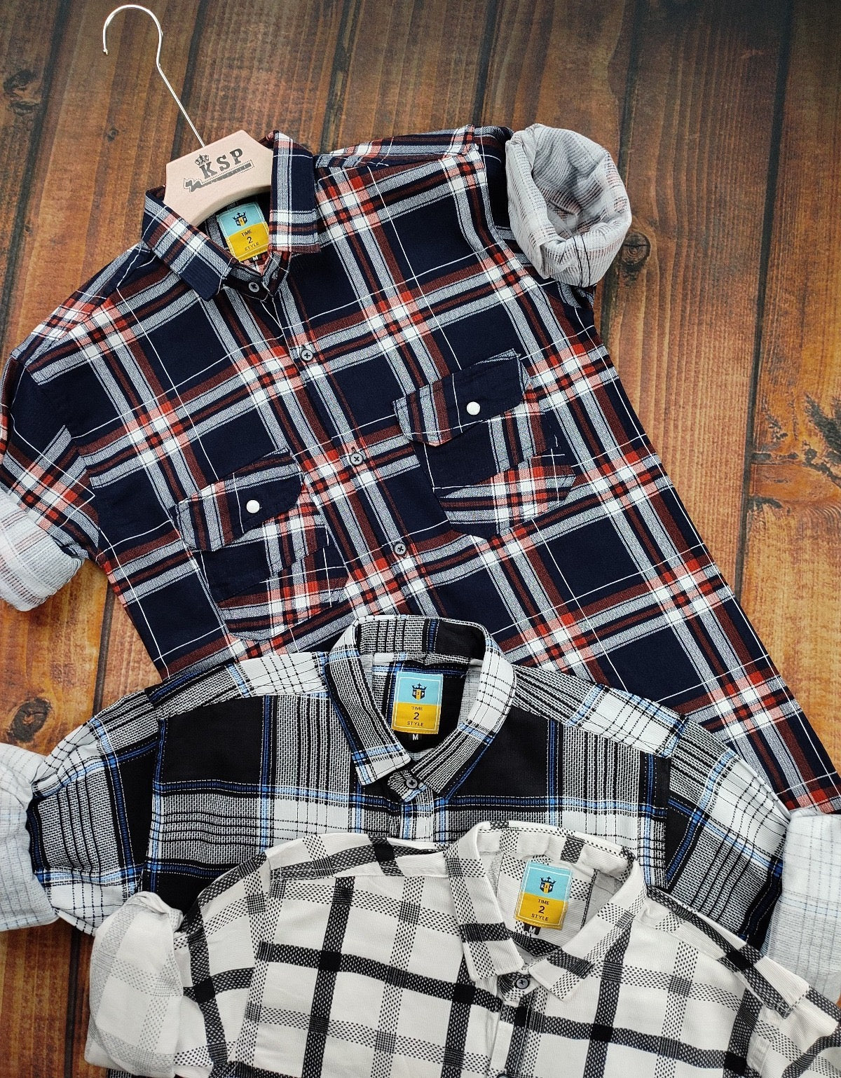 KSP 2 POCKETS CHEXS SHIRT