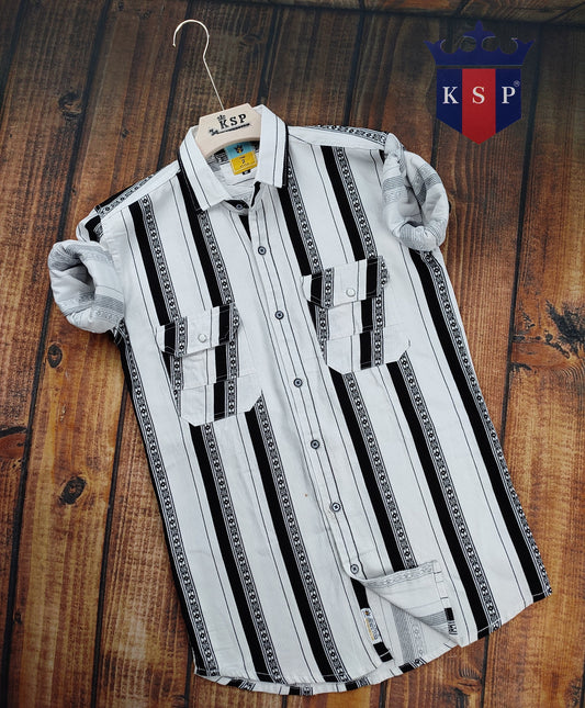 KSP 2  POCKETS CHEXS SHIRT
