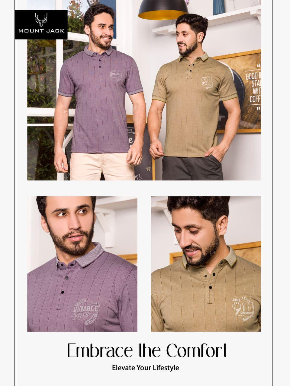 FANCY COLLAR T SHIRTS