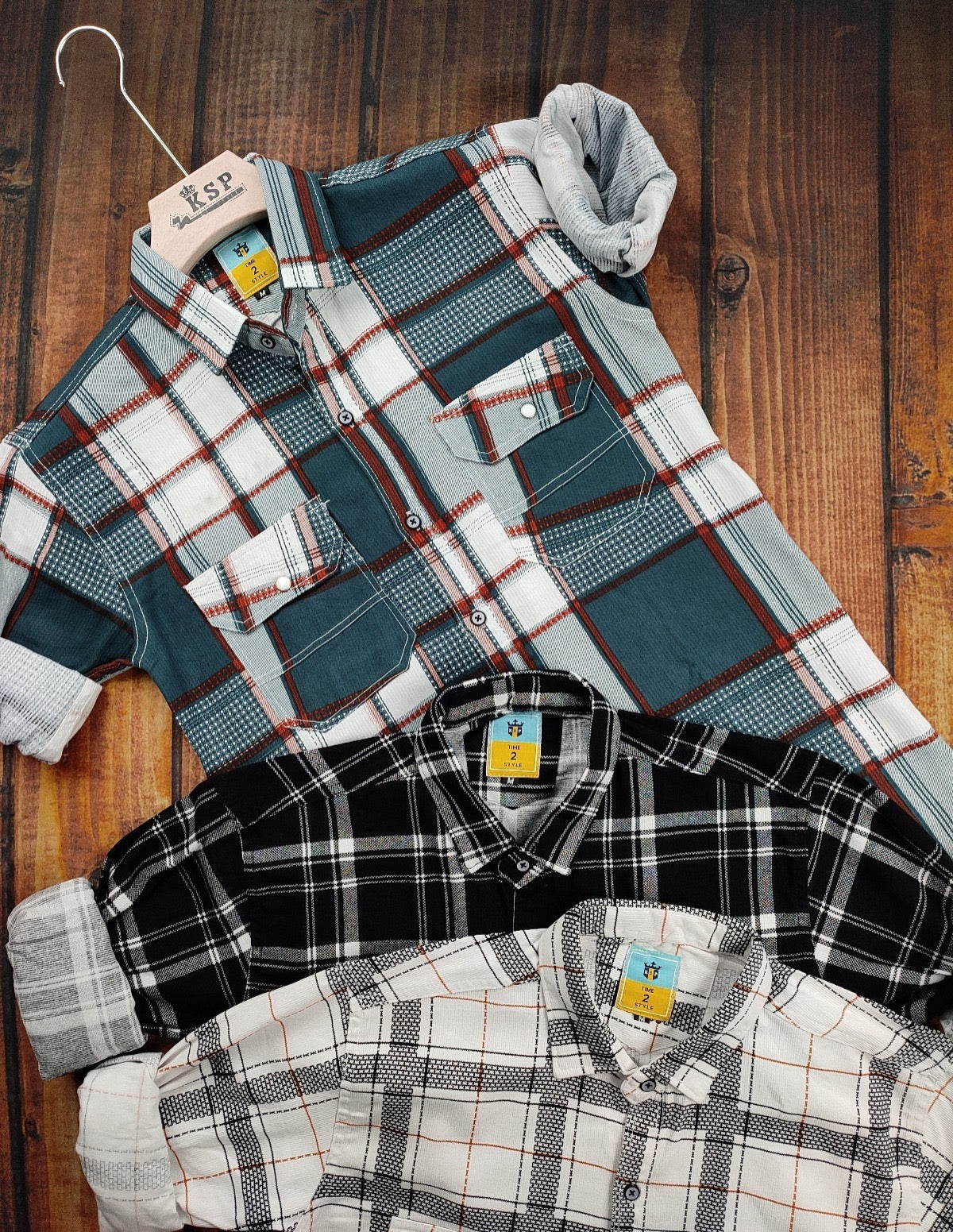 KSP 2 POCKETS CHEXS SHIRT