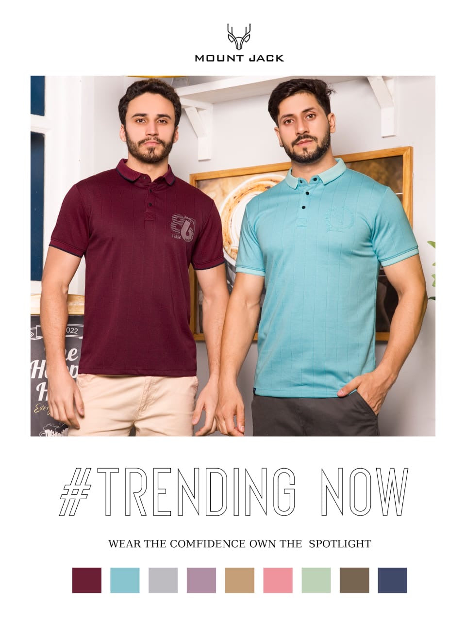 FANCY COLLAR T SHIRTS