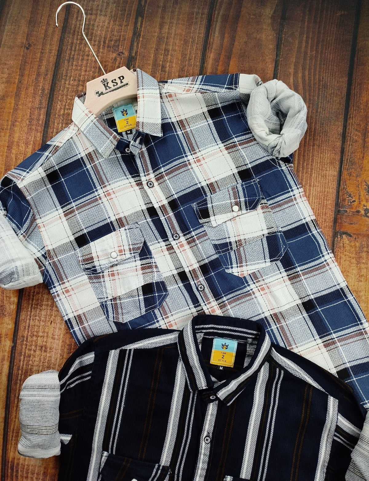 KSP 2 POCKETS CHEXS SHIRT