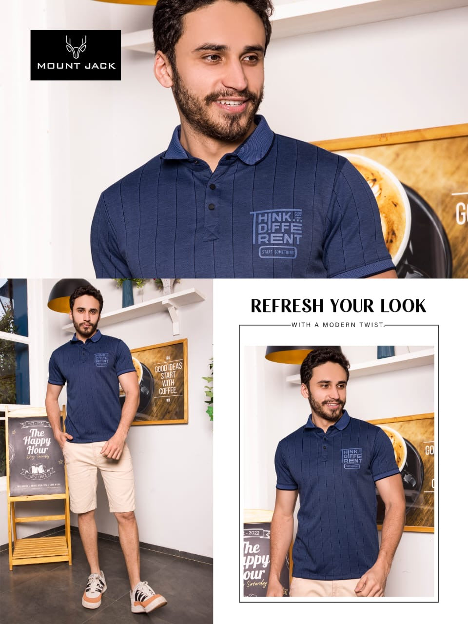 FANCY COLLAR T SHIRTS