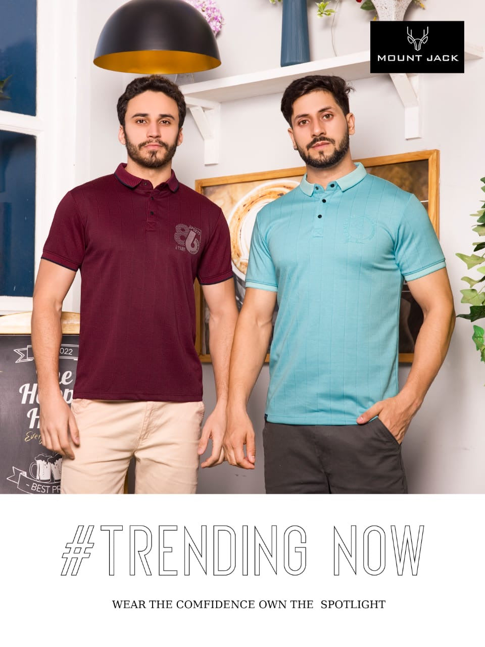 FANCY COLLAR T SHIRTS